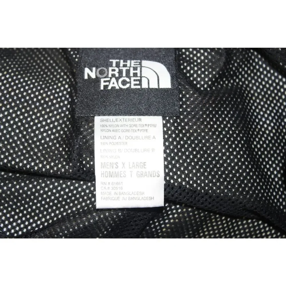 The North Face GORE-TEX Black Elastic Zip Track Pants Stow Pockets Mens XL